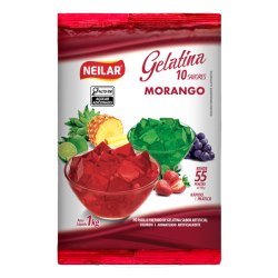 Gelatina Morango